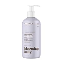 ATTITUDE Pregnancy Nourishing Body Lotion, EWG Verified, Dermatologically Tested, Plant and Mineral-Based, Vegan Maternity Products, Argan Oil, 16 Fl Oz