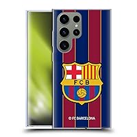 Head Case Designs Officially Licensed FC Barcelona Home 2020/21 Crest Kit Soft Gel Case Compatible with Samsung Galaxy S23 Ultra 5G