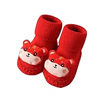 Autumn and Winter Cute Children Toddler Shoes Boys and Girls Flat Bottom Non Slip Shoes for Girls Size 9 Toddler