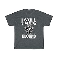 Still Plays with Blocks Shirt | Funny Mechanic Shirt for Racing Enthusiasts