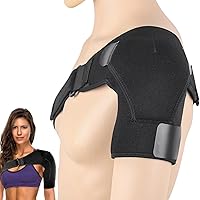 Shoulder Brace for Men and Women, Rotator Cuff Shoulder Brace with Compresion Pad and Adjustable Strap Shoulder Stabilizer Brace Support (32