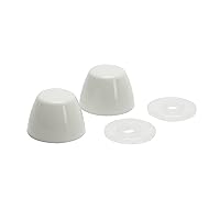 Fluidmaster 7115 Replacement Toilet Bolt Caps In White