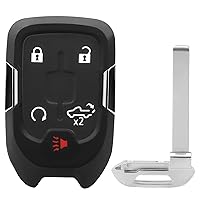 Smart Key Fob Keyless Remote Entry Remote Fit for 2019 2020 Chevrolet Silverado 1500 2500 3500 5-Button 433MHz 46 Chips HYQ1EA 13529632 13508398