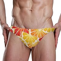 Men's Sexy Bikini Swimsuit Swimwear Quick Dry Print Briefs