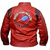 Men's Fashion Leather Jacket Capsule Embroidered