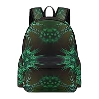 Molecules of The Virus Casual Backpack Travel Hiking Laptop Business Bag for Men Women Work Camping Gym