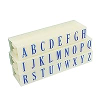 uxcell 26 Letters Stamps Set, Detachable A-Z Letters English Alphabet Stamp Set, Rubber Alphabet Stamps Stationery for Craft DIY Card Making