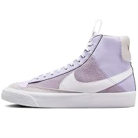 Nike Blazer Mid '77 SE Big Kids' Shoes (FJ2952-500, Lilac Bloom/Light Orewood Brown/Barely Grape) Size 6.5