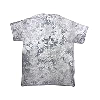Tie-Dye Crystal Wash T-Shirt S SILVER