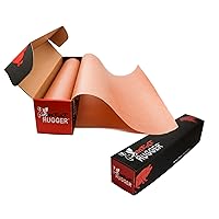 Meat Hugger - Pink Butcher Paper Dispenser Box (24 Inch by 225 Feet Roll) - Heavy Duty Unwaxed Unbleached Food Grade Paper - Smoker Safe, Use Wrap While Cooking For Tender Meat