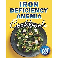 Iron Deficiency Anemia Cookbook: The Ultimate Anemia Guide with Over 100 Proven, Iron Rich, Easy and Delicious Recipes for a Sustainable Healthy Life. 28 Day Meal Plan and Journal Included.