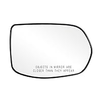 Fit System 80217 Passenger Side Non-Heated Mirror Glass w/Backing Plate, Honda CR-V, 4 15/16