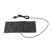 FTVOGUE 5V USB Carbon Fiber Heating Mat Mouse Pad Warm Blanket 35-4520 * 10cm, Black