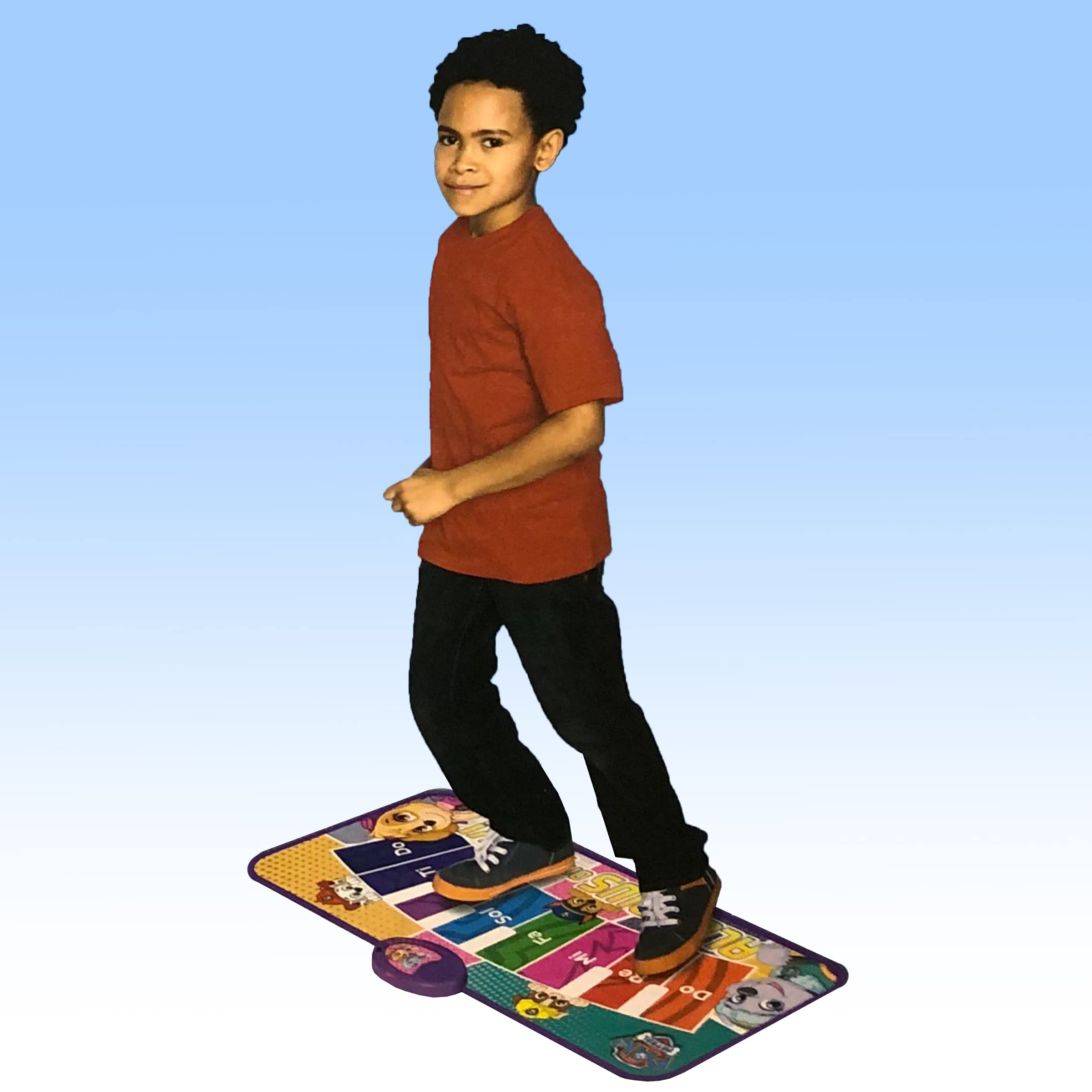 Sakar Paw Patrol Electronic Piano Music Mat TOY-15371 | Keyboard Piano Floor Mat for Kids, Light-Up Activity Mat, Dance Floor Rhythm Games, Educational Kids Music Playmat