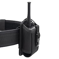 Universal Radio Pouch MOLLE Tactical Radio Holder for Duty Belt Two Ways Radio Holster Walkie Talkies Case Carrier Nylon Carry Bag for Police LE Security Safety Firefighter Rescue Outdoor