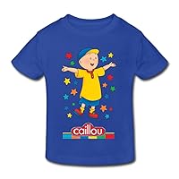 KNOT Funny Caillou Kids Toddler T Shirt RoyalBlue US Size 5-6 Toddler