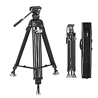 SmallRig AD-100 FreeBlazer Heavy-Duty Carbon Fiber Tripod System, 78