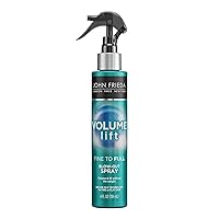 John Frieda Volume Lift Fine to Full Blow-Out Spray for Fine Hair, Safe for Color-Treated Hair, Root Booster Volumizing Spray, 4 Ounces, with Air-Silk Technology (Packaging May Vary)