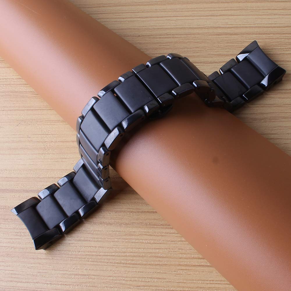 New 22mm 24mm Watchband Special Curved Ends for 1451 1452 Watch Strap Bracelet Ceramic Polished and unpolished Color Fashion hot