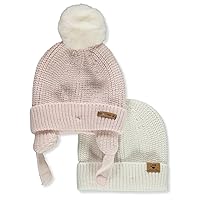 Bearpaw Baby Girls' 2-Pack Knit Hats