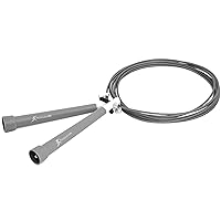 Fit Speed Jump Rope 10’ Adjustable Length, Super Fast Turning for Cardio, Boxing