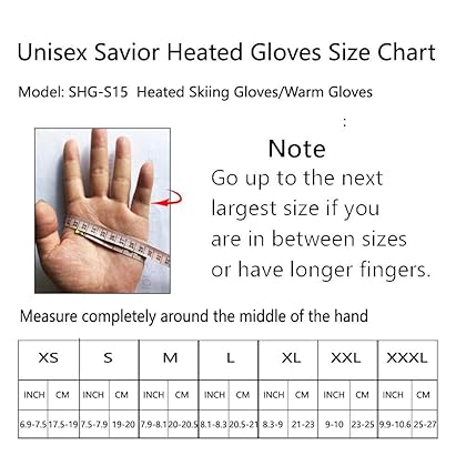 SAVIOR HEAT Heated Gloves for Men Women, Rechargeable Electric Heated Gloves, Heated Skiing Gloves and Snowboarding Gloves