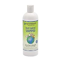 earthbath, Green Tea & Awapuhi Shed Control Dog Shampoo - Cruelty Free Dog Shampoo, Helps Relieve Shedding & Dander, Gentle Dog Wash, Made in USA, Dog Bathing Supplies - 16 Oz (1 Pack)