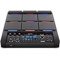 Alesis Strike Multipad - 9-Pad Percussion Instrument with Sampler, Looper, 2 Ins and Outs, Soundcard, Sample Loading via USB Thumb Drives and 4.3-Inch Display,Black
