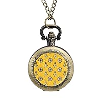 Anchor and Compass Pocket Watch with Chain Vintage Pocket Watches Pendant Necklace Birthday Xmas