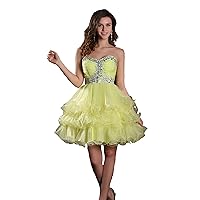 Strapless Tulle Layered with Beaded Bodice Party Dress KSP119