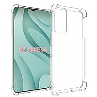 Case for TCL 40 XE 5G,TCL 40 X 5G (T601D) Case,TPU Soft Silicone Bumpers Protective Cover Anti-Scratch Shockproof Phone Case for TCL 40 XE 5G/TCL 40X 5G (T601D),6.56 inch 2023 (Clear)