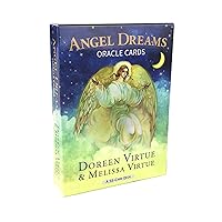 55Card Angel Dreams Oracle Cards Family Party Entertainment Board Game Tarot and A Variety of Tarot Can Available Online PDF Guidebook