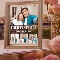 Personalized Acrylic Plaque | Unique Personalized Gifts for Him & Her | Custom Your Acrylic Plaque with Your Favorite Picture | Optional Four Colors Picture Frame