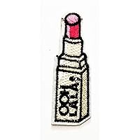Nipitshop Patches Pink Sexy Red Lips Patch Lipstick Cartoon Logo Kid Baby Boy Jacket T Shirt Patch Sew Iron on Embroidered Sign Gift Costume