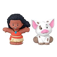 Little People Fisher-Price Princess Moana and Pua, 1 1/2 - 5 years
