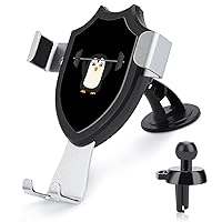 Penguin Weightlifting Novelty Phone Holders for Car Cell Phone Car Mount Hands Free Easy to Install