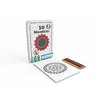 The “50” Series - STEM Game To Go - 50 Different Mandalas Coloring Pages Booklet For Kids Aged 4+ - Coloring for Child - Great Gift for Kids, Xmas, Grandson, Granddaughter
