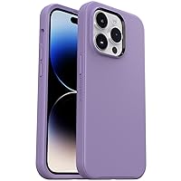OtterBox iPhone 14 Pro (ONLY) Symmetry Series+ Case - YOU LILAC IT (Purple), ultra-sleek, snaps to MagSafe, raised edges protect camera & screen