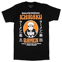 Naruto Shippuden Mens' Ichiraku Ramen is The Best Pleasure Graphic T-Shirt