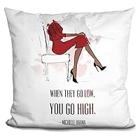 Low High Decorative Accent Throw Pillow