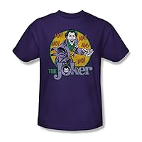 The Joker T-Shirt - Batman Series Adult Purple Tee Shirt
