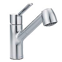 Moen 7585C Method One Handle Pullout Modern Kitchen Faucet with Power Clean, 1 count, Chrome