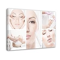 Beauty Poster Botox Dermal Filler Injection Poster Medical Aesthetics Art Poster (1) Canvas Painting Posters And Prints Wall Art Pictures for Living Room Bedroom Decor 08x12inch(20x30cm) Frame-style