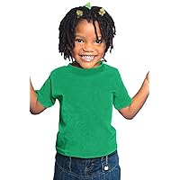 RABBIT SKINS Toddler Cotton Crewneck Short-Sleeve T-Shirt