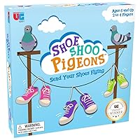 University Games | Shoe Shoo Pigeons! Game, Send Your Shoes Flying! A Fun Board Game for Ages 6+