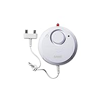 SABRE Water Leakage Alarm, 110 dB Alarm, Audible Up To 1,500-Feet (457-Meters), All Direction Water Sensor, High and Low Volume Settings, Battery Test Button