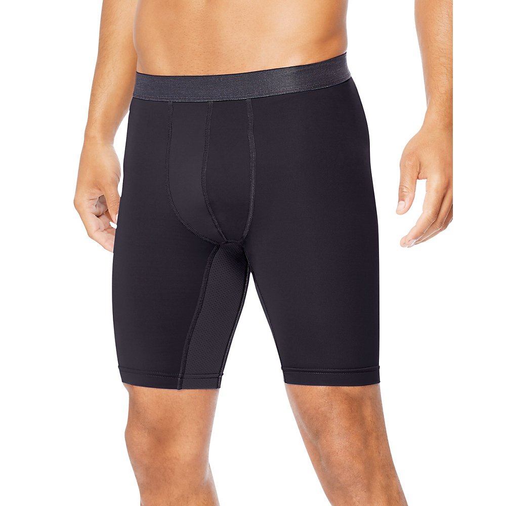 Hanes Sport Men's Compression Shorts, Men's Performance Compression Shorts, Men's Athletic Shorts, Gym Shorts for Men, 9