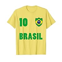 Brazil Flag Number 10 Brasil T-Shirt
