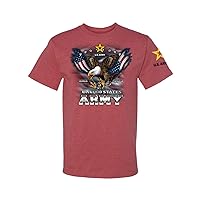 U.S. Army Eagle Since 1775 Armed Forces American Sleeve Flag Men's T-Shirt