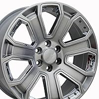 OE Wheels LLC 22 inch Rim Fits Next Gen Silverado Wheel CV93B 22x9 Hyper Wheel Hollander 5660